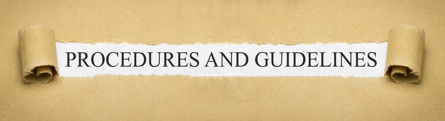 Procedures and Guidelines