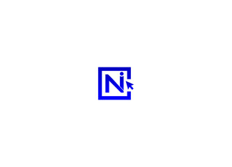 Ni logo template with vector