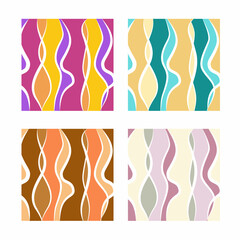 Abstraction. Linear drawing. Lines. Multi-colored. Clipart. Design. Illustration. Painting. Pattern. Pastel colors. Bright and juicy colors