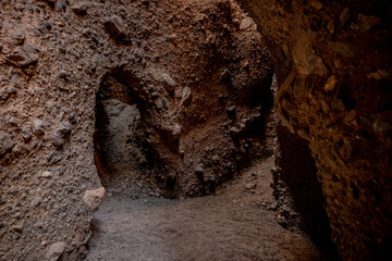 Archway Creates A Small Door Into Another Chamber Of A Slot Canyon