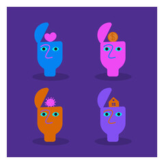 MAIN THOUGHTS IN THE HEADS OF DIFFERENT PEOPLE