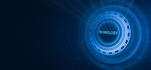 Technology Process System Business concept, 3d illustration 