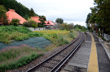 Fototapeta na wymiar 駅の風景