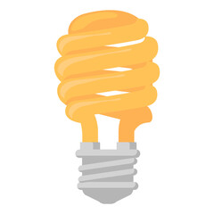 spiral shape light bulb