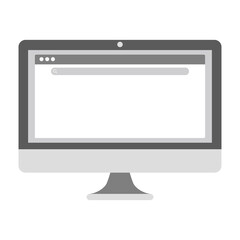 desk computer and web browser