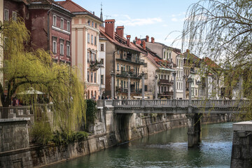 View from the city of Ljubljana, Slovenia