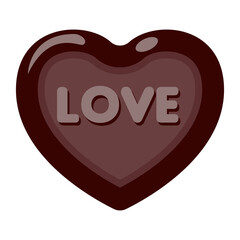 heart shape chocolate