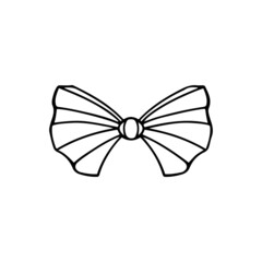 Fototapeta na wymiar Beautiful ribbon element for decorative design. Simple vector illustration. 