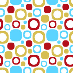 Abstract seamless pattern geometric design