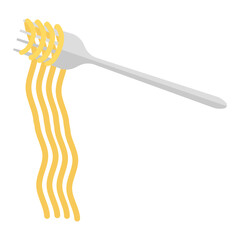 pasta and fork