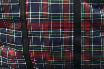 plaid bag seamless pattern texture of Chinese plastic braided material