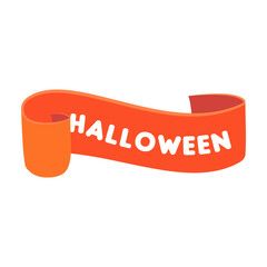 halloween ribbon tag
