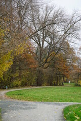 park im Herbst