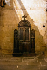 Old confessional in a church in Spain.
Travel, tourism, vacation