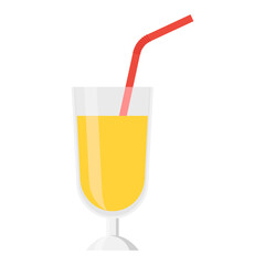 transparent glass cup and fruit orange juice