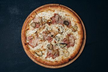 pizza meat cheese food fast food italian