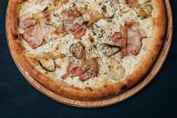 pizza meat cheese food fast food italian