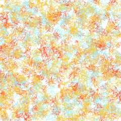 Abstract spring brush strokes on the white background, seamless pattern