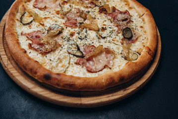 pizza meat cheese food fast food italian