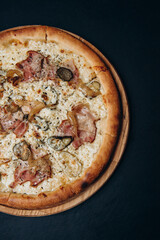 pizza meat cheese food fast food italian