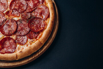 pizza meat cheese food fast food italian pepperoni