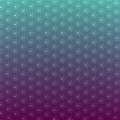 Abstract 3d background with hexagonal texture. Blue and purple gradient. Seamless pattern