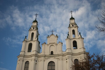 Fototapeta na wymiar St. Sophia Cathedral, the city of Polotsk