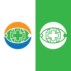 health medical logo design