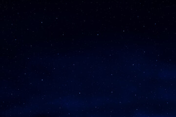 Night sky with stars.  Starry night sky background.  Galaxy space background.  Stars in the night. 
