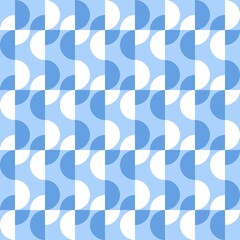 Rounded abstract seamless pattern - accent for any surfaces.