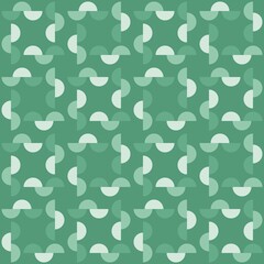 Rounded abstract seamless pattern - accent for any surfaces.
