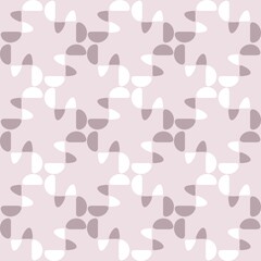 Rounded abstract seamless pattern - accent for any surfaces.