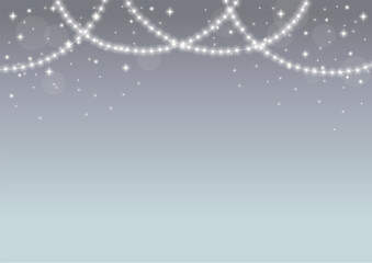クリスマス　キラキラ背景イラスト