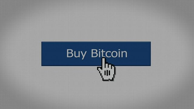 A "buy Bitcoin" animated button click. With optional luma matte.  