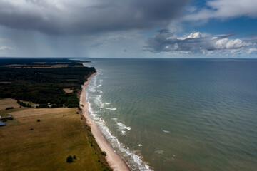 Fototapeta na wymiar Baltic sea at Latvia west coast.