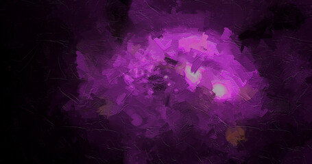 abstract space light purple galaxy painterly effect distressed stripes texture with grunge messy paint pattern on black.