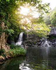 Fototapeta na wymiar Sera Ella - Beautiful waterfall in Sri Lanka 