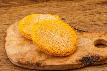 Raw chicken cutlet for roast