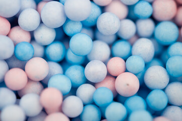 abstract background of pastels spheres