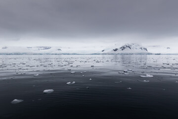 Landscape in Fournier Bay, Antarctica