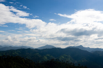 Mountain view taken from the national park