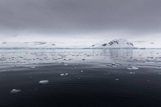 Landscape in Fournier Bay, Antarctica