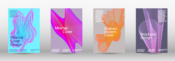 Modern covers. A set of modern covers. Abstract marble pattern.