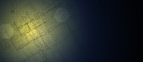 Technology data background, idea of global business solution