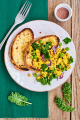 scrambled eggless tofu