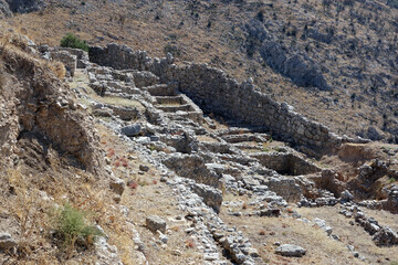 Greece. Archeologic site: Citadel  of Mycene