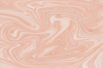 Pink pastel liquid marble texture background. Pink swirls and waves. Fluid art abstract pattern. For wallpapers, wall tiles, floor tiles, greeting cards, invitations, posters.