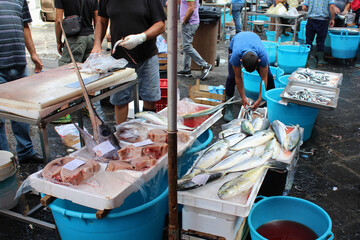 Fototapeta na wymiar Catania - Sicile / Fish market