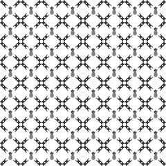Vector seamless Pineapple pattern EPS. Modern stylish texture SVG. Geometric striped ornament. Monochrome linear braids. Black and White Pineapple Pattern