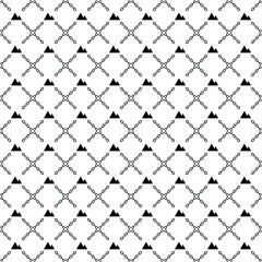 Vector seamless Mountain pattern EPS. Modern stylish texture SVG. Geometric striped ornament. Monochrome linear braids. Black and White Mountain Pattern